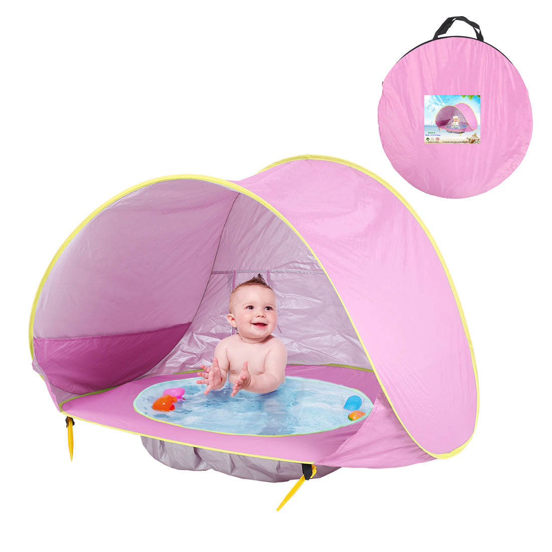 Baby Beach Tent Kids Outdoor Camping Easy Fold Up Waterproof Up Sun Awning Tent UV-protecting