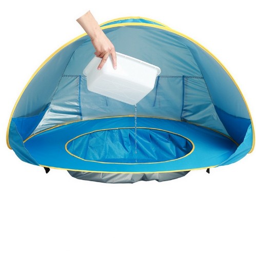 Baby Beach Tent Kids Outdoor Camping Easy Fold Up Waterproof Up Sun Awning Tent UV-protecting