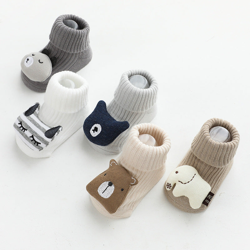 Chaussettes Antidérapantes pour Bébé - Semelles Adhérentes