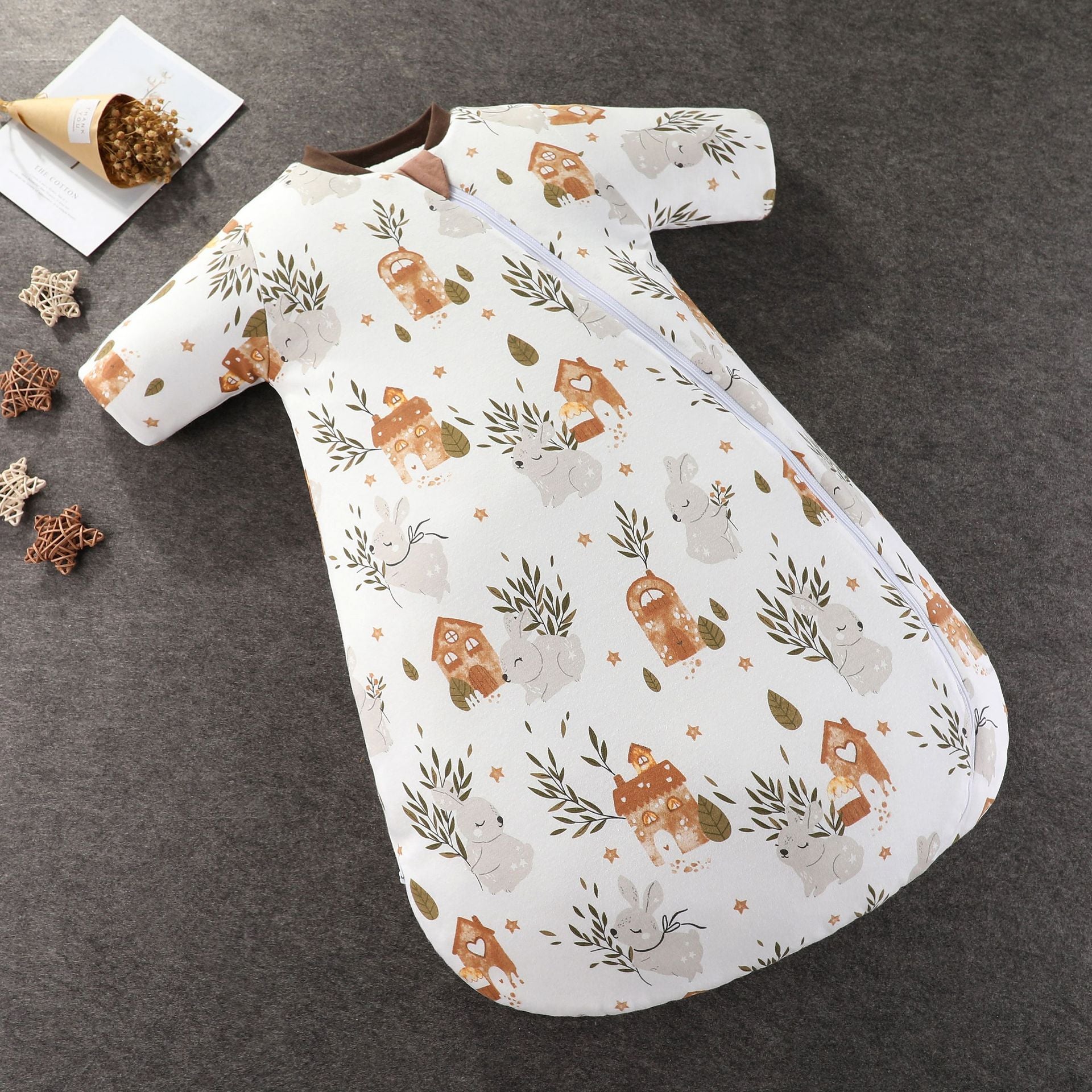 Gigoteuse Anti-Coup de Pied Bébé - Coton Pur Automne Hiver