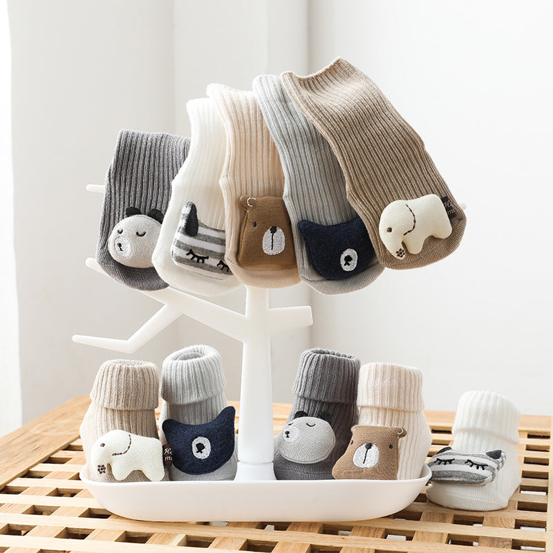 Chaussettes Antidérapantes pour Bébé - Semelles Adhérentes